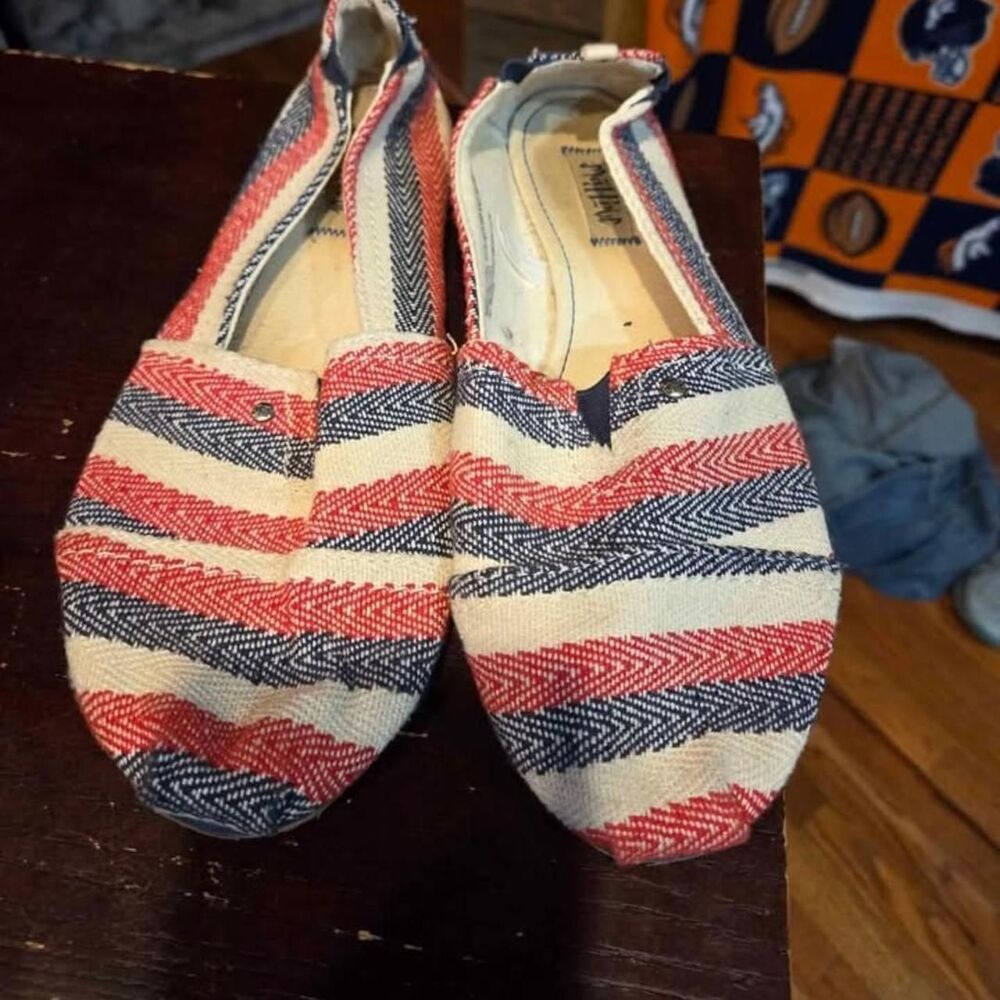 Unbranded Women's Red and Blue Loafers